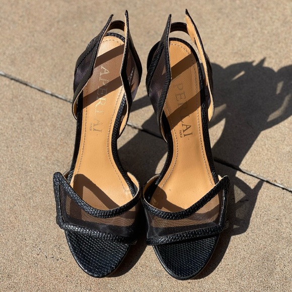 Aperlai winged leather heel - Picture 3 of 6